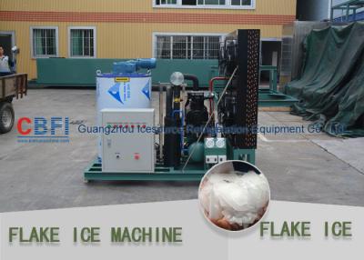 China Different Capacity 500kg - 30000kg Flake Ice Maker Air Cooled / Water Cooled for sale