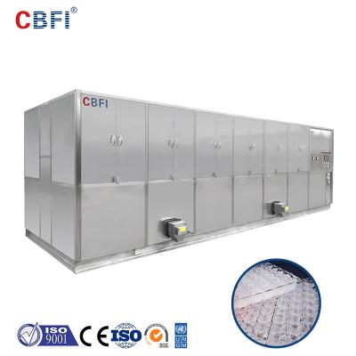 China Máquina del cubo de hielo del acero inoxidable 10 toneladas, máquina del fabricante de hielo con los componentes eléctricos de LG en venta