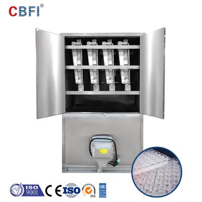 China Fabricante grande comestible automático industrial del cubo de hielo de 1 tonelada con el certificado del CE en venta
