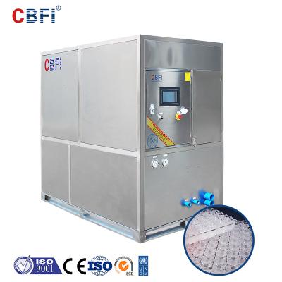 China Automatic Water Air Cooled 1000 KG Ice Cube Machine R404A for sale