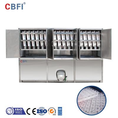 China 1000 ~ 20000Kgs / 24H Industrial Ice Cube Making Machine , Ice Makers Machines For Cold Drink for sale