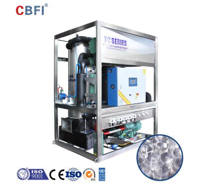 Chine Commercial Drinkable Round Ice Making Machines Tube Ice Machine For Ice Factory à vendre