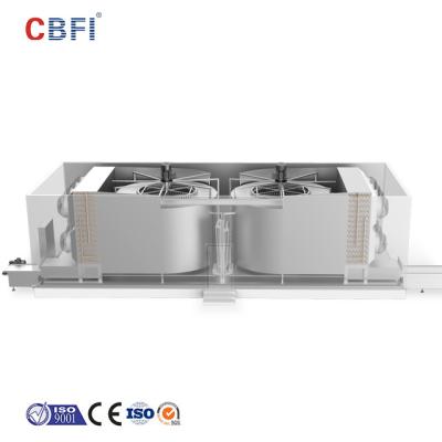 China 220V 50HZ 380V 50HZ Double Spiral Freezer With 1200mm~4550mm Cage Diameter For IQF Food Processing for sale