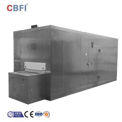 China 1000KG/H Quick Tunnel Freezer Cooling Bread Cake Food Freezing Conveyor Quick Freeze Machine for sale