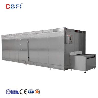 China Carrot Cubes Iqf Blast Flash Quick Freezing Machine Iqf Tunnel Freezer for sale