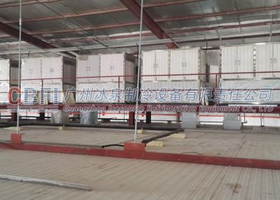 China Wasserkühlung 3 Tonnen-tragbare Eis-Würfel-Hersteller-Maschine mit PLC-Steuerung zu verkaufen