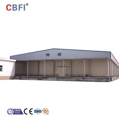 China Sala fria do grande congelador do armazenamento do alimento de R404a 5000 da carne toneladas de sala de armazenamento frio à venda