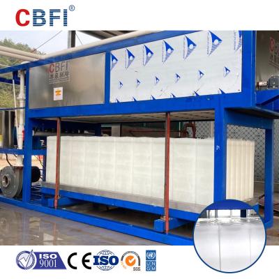 China 5 Ton Containerized Direct Cooling Block Ice Plant , Commercial Ice Block Maker Large Production for sale