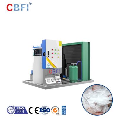 China Quick White Flake Ice Machine With One Button Start / PLC Control for sale