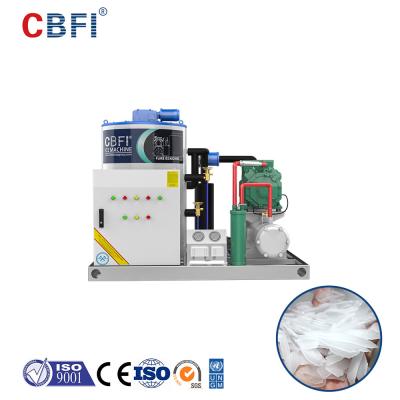 China Anúncio publicitário de aço inoxidável da máquina de gelo do floco do evaporador para aquático/carne Freshing à venda