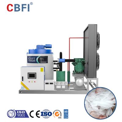China Industrial Stainless Steel Flake Ice Maker Machine Fishing Boat Sea Water Ice Flake Machine for sale