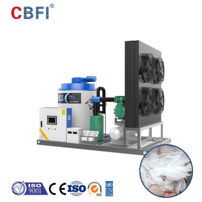 China Fácil actúe la máquina de hielo de la escama para el hogar, fabricantes de hielo comerciales 5000 kilogramos de capacidad diaria en venta