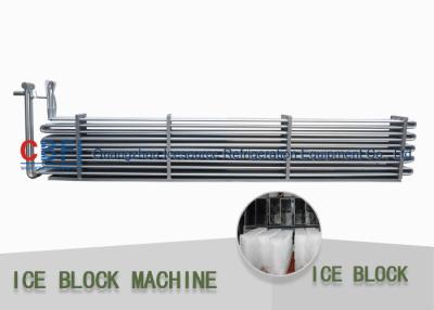China Evaporador de poupança de energia da tubulação da bobina da máquina de gelo do bloco com o compressor de  do alemão à venda