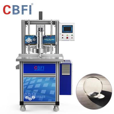 China 55mm Diameter Edible Ice Ball Carving Machine With Stainless Steel Frame for sale