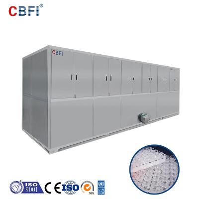 China Stainless Steel Ice Making Machine With Frascold Compressor R22 R404A Refrigerant for sale