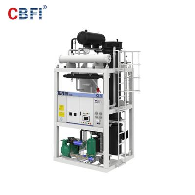 China CBFI Commercial Ice Tube Machine Tube Ice Maker Germany  Compressor for sale
