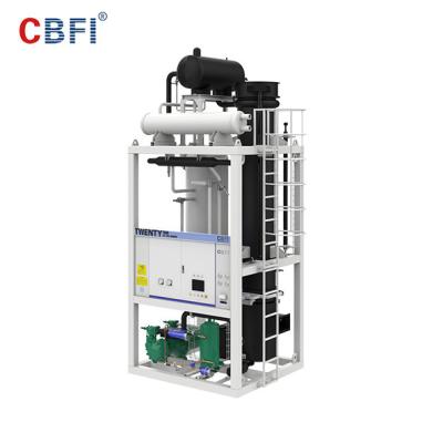 China Freon System Edible Ice Tube Machine 12 Months Warranty 380v 50hz 3p for sale