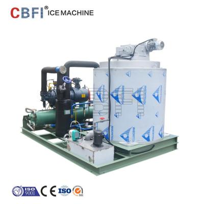 China 25 Hp Semi Hermetic Compressor Flake Ice Machine -5℃ ice temp 5 ton / day for sale