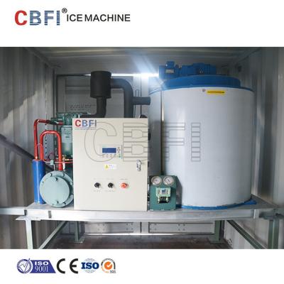 China 1mm - 2mm Thickness Flake Ice Machine With Germany  Compressor for sale