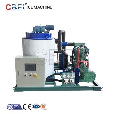 China Máquina comestible de la escama del hielo del PLC de Alemania Siemense, máquina industrial del fabricante de hielo en venta