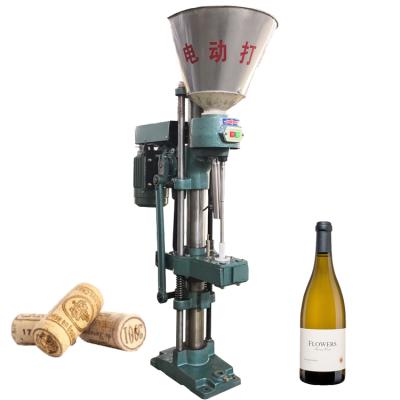 China Factory Sale Semi Automatic Wine Food Capping Machine Cork Inserting Glass Bottle Wooden Machine for sale