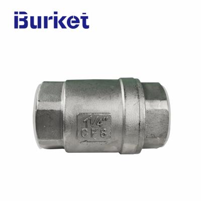 China H12W16 Pn16 Stainless Steel Spring Thread Type Single Plate Lift Check Valve for sale