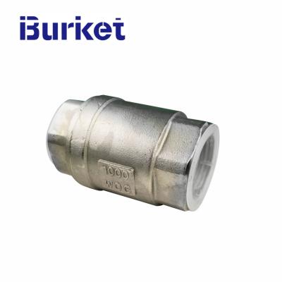China H12W16 Stainless Steel 304 Water Flow Control 4 inch Vertical Spring Loaded Check Valve for sale