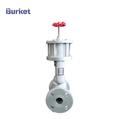 China PN16 DN100 Both hand and pneumatic Steam Pipe Temperature Control diaphragm cut-off Valve for steam printing and dyeing for sale