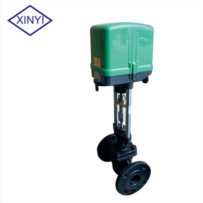 China XinYi XYEO Motor Operated Control Electric Motor steam gas flow Regulating valves for sale