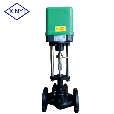China Manufacturer 2 inch Carbon Steel Multi-Turn Electric Actuator Vertical movement Steam Globe adjust Valve for sale