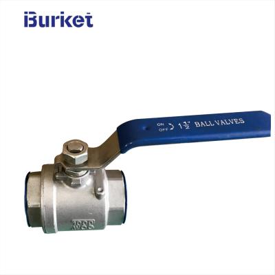 China XinYi SS304/316 L Thread type  2 Way Manual Operated Ball Valves for sale