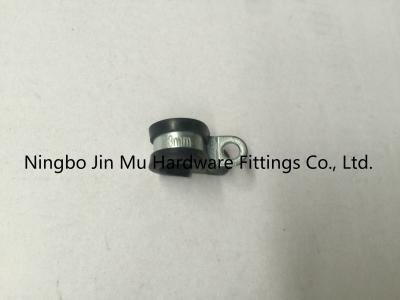 China Standard Carbon Steel Cable Clips With Rubber Size 45 mm Bandwidth 20 mm for sale