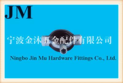China 33 mm - 36 mm Diameter Galvanized Rubber Pipe Clamps 1 Inch Size FCC / SGS for sale