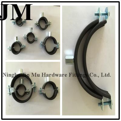 China Precision Cast Iron Rubber Lined Clips No Leakage Circle Structure Customized for sale