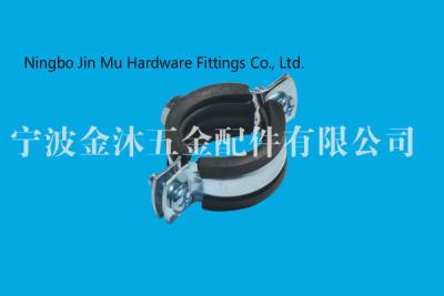 China EPDM Rubber Pipe Support Clamps for Water Pipe / Gas Tube , 47mm - 51mm Dia for sale