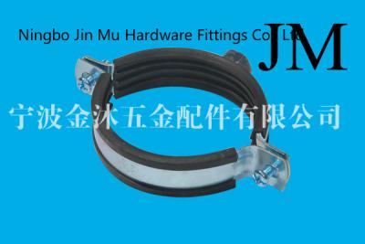 China 25 mm Bandwidth Pipe Support Clamps For Heating / Sanitary Pipe Line Fastener for sale