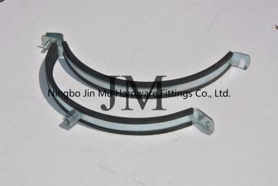 China Galvanized Pipe Mounting Clamps FCC / SGS , Heavy Duty Pipe Insulation 12 Inch Pipe Clamp for sale