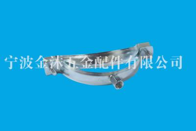 China Adjustable Pipe Fitting Clamps With Zinc Plated , Diameter 110 mm - 115 mm for sale