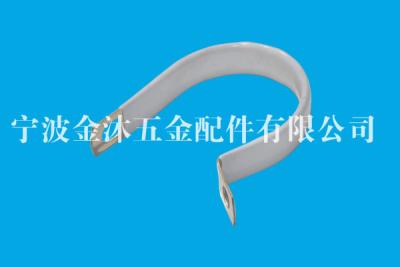 China R do tipo fio elétrico que guardara os grampos, braçadeira de mangueira do cabo da largura de faixa de 25mm com borracha à venda
