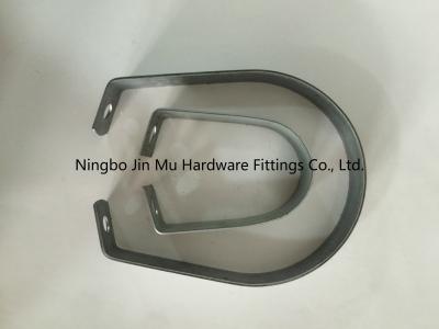 China 133 mm - 140 mm Diameter Sprinkler Pipe Clamps With White Zinc Cold Rolling Craft for sale