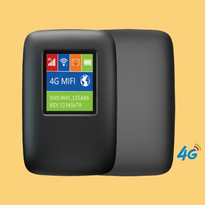 China El router móvil 4G de los apuroses 2700mAh-3000mAh de WIFI del bolsillo con negro de la pantalla desbloqueó en venta