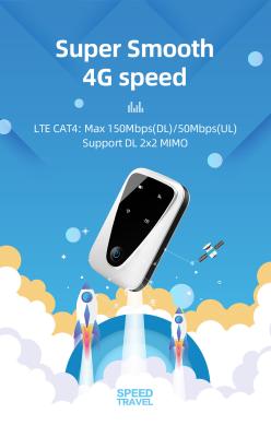 China Draagbare Mobiele 4G de Router150mbps Mobiele Breedband Draadloze MIFI Modem van WIFI Te koop