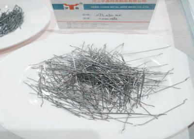 China 65/50 grieta de resistencia enganchada de la fibra de acero concreta floja del extremo en tierra industrial en venta