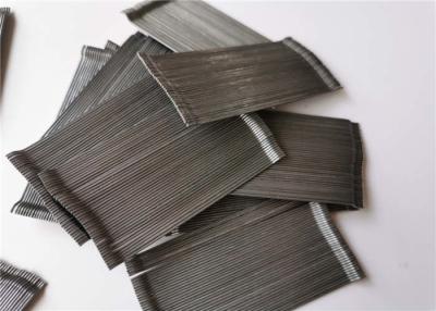 China 25kgs/bag enganchó la fibra de acero concreta 1250 del Mpa 80/60 de acero de las fibras del extremo en venta