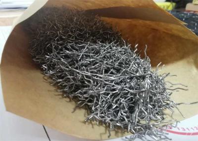 China Cold Drawn SS304 Waved Steel Fiber 25mm With High Tensile Strength for sale