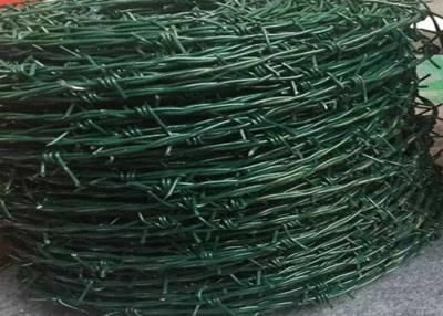 China PVC Coated Galvanized Barbed Wire Farm Fence 2.0mm OEM / ODM Accepted for sale