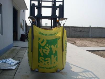 China U-Panel Color Printing Big Bag , Pp Super Sacks FIBC Bulk Bag 1500kg for sale