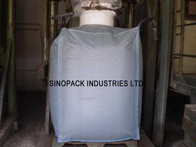 China Grey U-Panel Big FIBC UV Treated Polypropylene Bulk Bags With PE Liner for sale