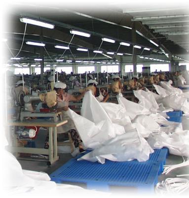 China UN one Tonne bulk bag dangerous goods packing , one ton sand big bag for sale