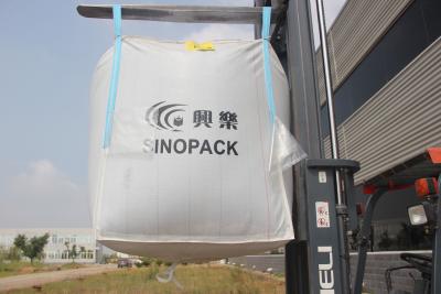 China SGS Iris Discharge Spout 5.5OZ Coated PP Jumbo Fibc Bulk Bags for sale